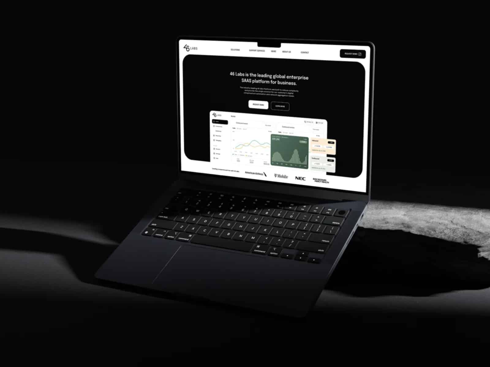 Website and mobile app design showcase